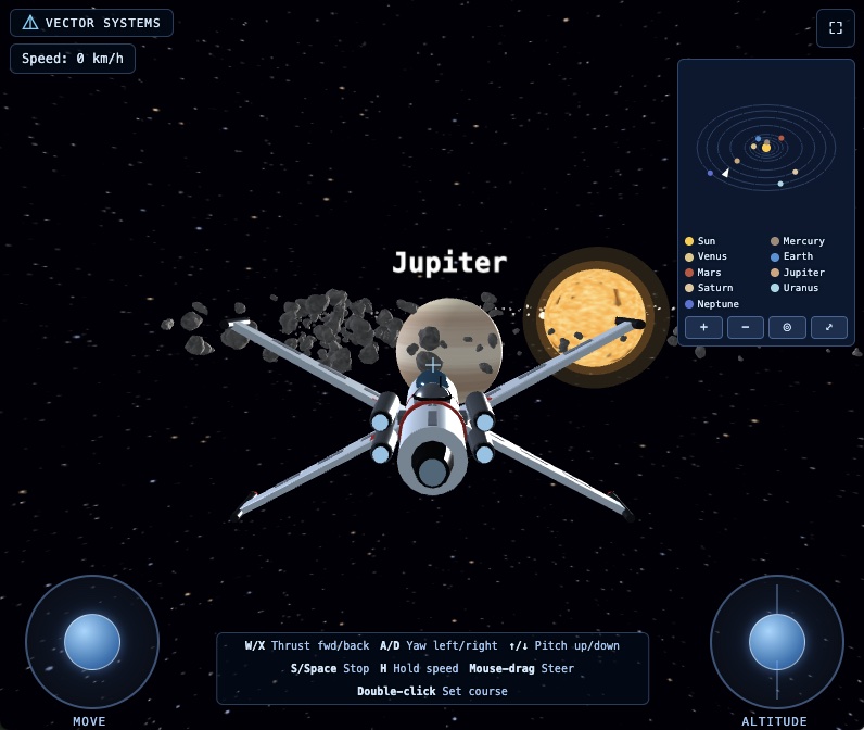 Rocket — explore the Solar system